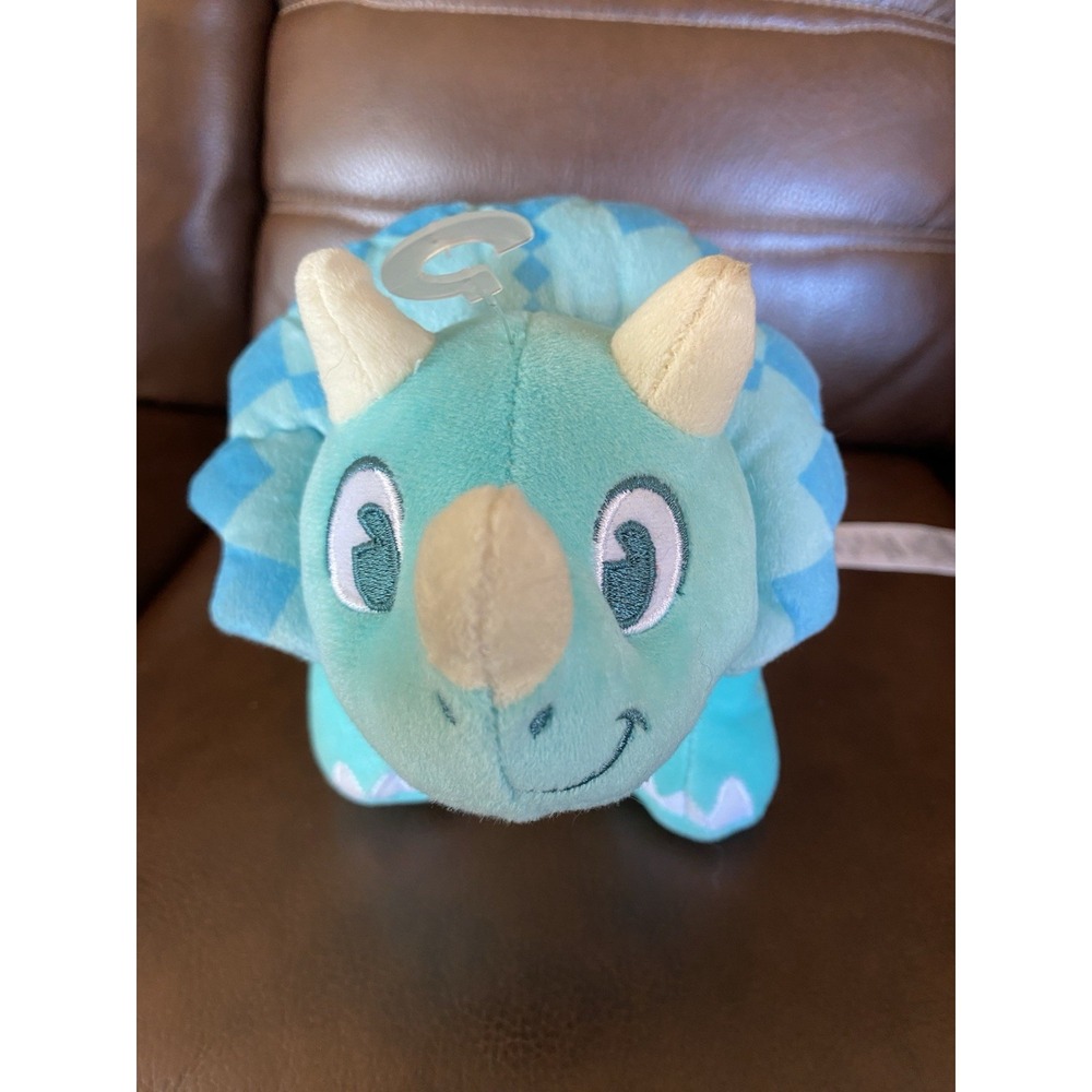 Disney Animal Kingdom Dinosaur Spin Plush Triceratops Dino Rama Dinoland 10"